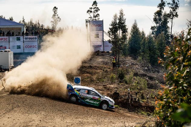 IPA88383999 - 55 Driver Joshua McErlean and Co-Driver Eoin Treacy of the M Ford World Rally Team, driving the Ford Puma Rally1, faced challenges during the shakedown at the 2026 FIA World Rally Championship WRC, Motorsport Rallye, WM Rally Chile Biobio on September 10 in Concepción, Chile  Copyright: xLucaxBarsali IPAxSportx xx IPA88383999