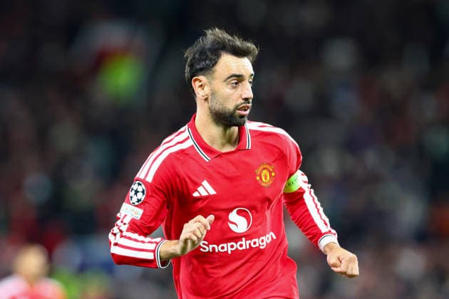 RECORD DATE NOT STATED 10th September 2026; Old Trafford, Manchester, England; UEFA Champions League Football, Manchester United, ManU versus Sabah; Bruno Fernandes of Manchester United RogerxEvans