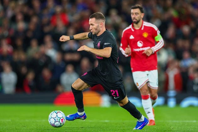 RECORD DATE NOT STATED 10th September 2026; Old Trafford, Manchester, England; UEFA Champions League Football, Manchester United, ManU versus Sabah; Veljko Simic of Sabah FK on the ball RogerxEvans