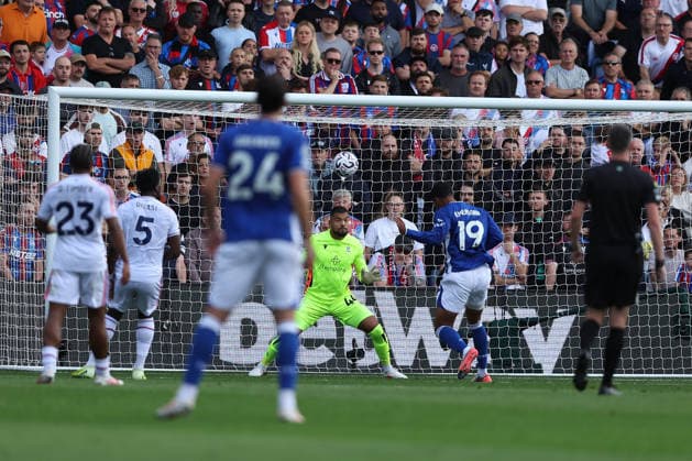 12th September 2026; Selhurst Park, London, England; Premier League Football, Crystal Palace versus Ipswich Town; Emersonn of Ipswich Town scores in the 23rd minute from a header for 1-1 KatiexChan