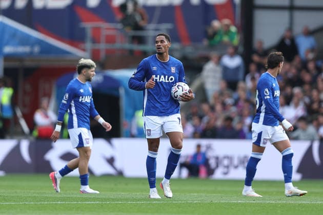 12th September 2026; Selhurst Park, London, England; Premier League Football, Crystal Palace versus Ipswich Town; Emersonn of Ipswich Town celebrates his goal in the 23rd minute for 1-1 KatiexChan