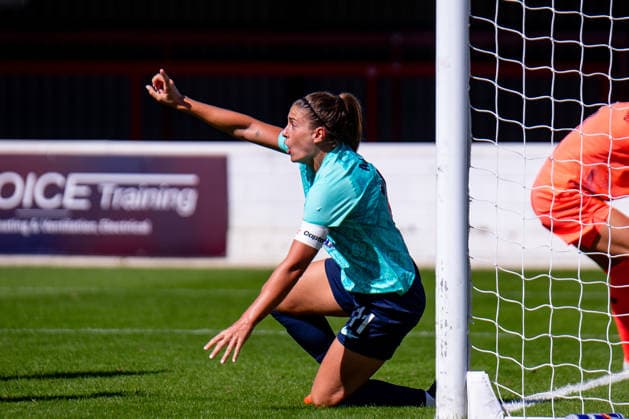 Barclays Women™s Super League match between West Ham United and London City Lionesses LONDON, ENGLAND - SEPTEMBER 12: Alexia Putellas of London City Lionesses during the Barclays Women™s Super League match between West Ham United and London City Lionesses at Chigwell Construction Stadium on September 12, 2026 in London, England (Photo by Nina Farooqi beanhive) London United Kingdom Copyright: xNinaxFarooqix