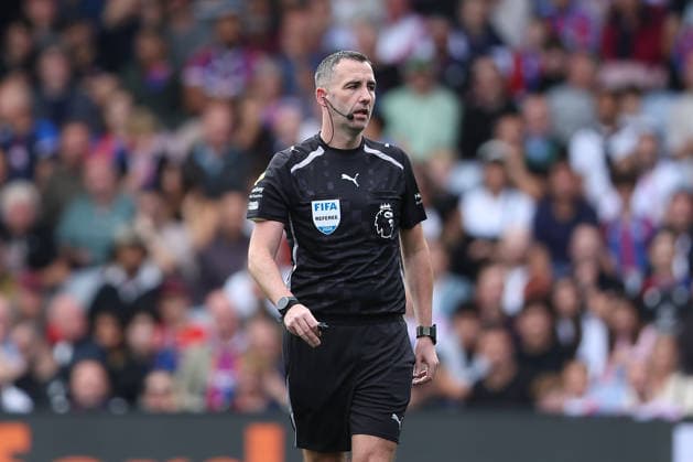 12th September 2026; Selhurst Park, London, England; Premier League Football, Crystal Palace versus Ipswich Town; referee Christopher Kavanagh KatiexChan