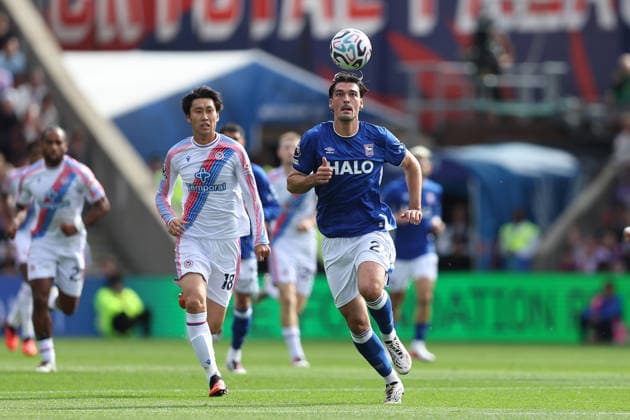 12th September 2026; Selhurst Park, London, England; Premier League Football, Crystal Palace versus Ipswich Town; Jacob Greaves of Ipswich Town KatiexChan