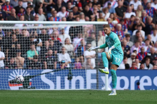 12th September 2026; Selhurst Park, London, England; Premier League Football, Crystal Palace versus Ipswich Town; goalkeeper Kjell Scherpen of Ipswich Town KatiexChan