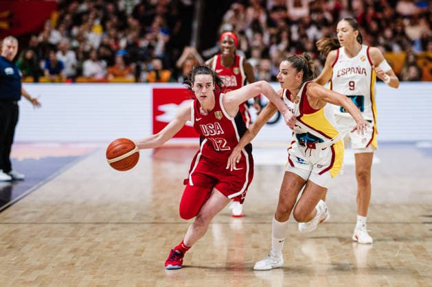 2026 FIBA Women s Basketball World Cup: Spain vs. USA, September 12, 2026; Caitlin Clark (USA), 12 Basketball, 2026 FIBA Women s Basketball World Cup, Final Phase, Semifinal: Spain vs. USA on September 12, 2026, at the Uber Arena, Berlin Copyright: xBEAUTIFULxSPORTS Tonhäuserx