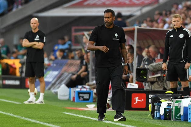 Coach Daniel Thioune of Werder Bremen watches during the Bundesliga match between 1. FC Köln and SV Werder Bremen, RheinEnergieStadion on September 12, 2026, in Cologne, Germany. Photo by Ralf Treese, DeFodi Images. Coach Daniel Thioune of Werder Bremen looks on during the Bundesliga match between 1. FC Köln and SV Werder Bremen at RheinEnergieStadion on September 12, 2026 in Cologne, Germany Photo by Ralf Treese DeFodi Images DFB and DFL regulations prohibit any use of photographs as image sequences and or quasi-video Photo by Ralf Treese DeFodi Images