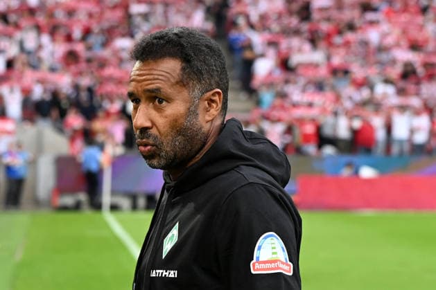 Coach Daniel Thioune of Werder Bremen watches during the Bundesliga match between 1. FC Köln and SV Werder Bremen, RheinEnergieStadion on September 12, 2026, in Cologne, Germany. Photo by Ralf Treese, DeFodi Images. Coach Daniel Thioune of Werder Bremen looks on during the Bundesliga match between 1. FC Köln and SV Werder Bremen at RheinEnergieStadion on September 12, 2026 in Cologne, Germany. Photo by Ralf Treese, DeFodi Images. DFB and DFL regulations prohibit any use of photographs as image sequences and or quasi-video. Photo by Ralf Treese, DeFodi Images.