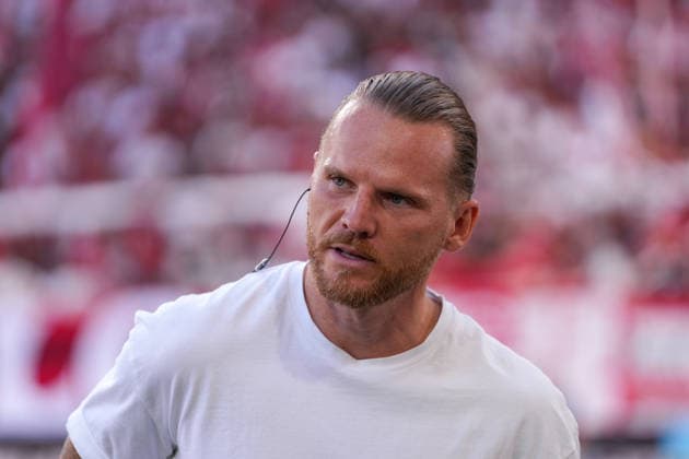 Eugen Polanski, Borussia Mönchengladbach, Head Coach, Germany, Soccer, Bundesliga 1, Matchday 3, 2026–2027, SC Freiburg vs. Borussia Mönchengladbach, September 12, 2026, Europa-Park Stadium, Freiburg, Freiburg, Europa-Park Stadium, Baden-Württemberg, Germany Copyright: xArnexAmbergx