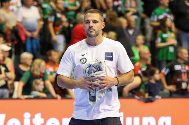 September 13, 2026, xgox, Handball: Opel HBL SC Magdeburg vs. HSG Wetzlar emspor, from left: Michael Allendorf, Wetzlar, Magdeburg