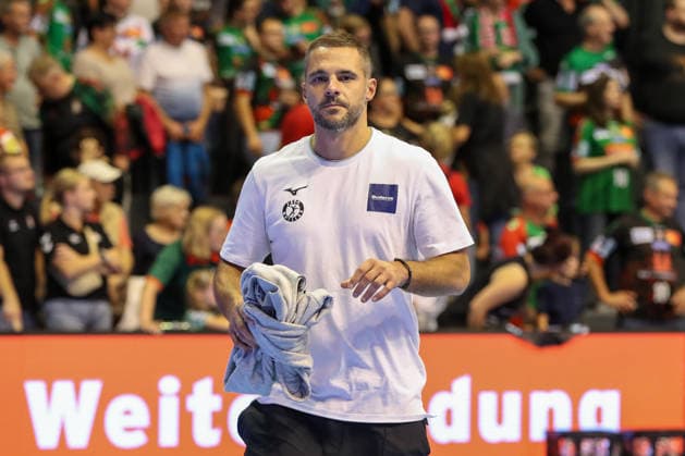 September 13, 2026, xgox, Handball: Opel HBL SC Magdeburg vs. HSG Wetzlar emspor, from left: Michael Allendorf, Wetzlar, Magdeburg