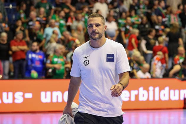September 13, 2026, xgox, Handball: Opel HBL SC Magdeburg vs. HSG Wetzlar emspor, from left: Michael Allendorf, Wetzlar, Magdeburg