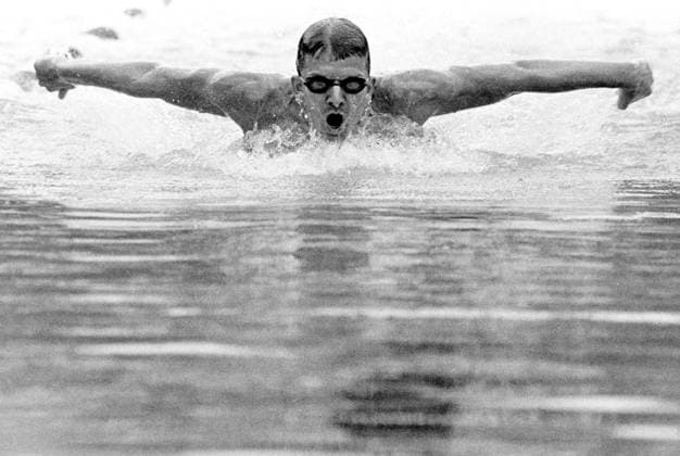 Swimming, European Championships, Michael Gross, West Germany, Rome, Italy  Copyright: xBildbyranx