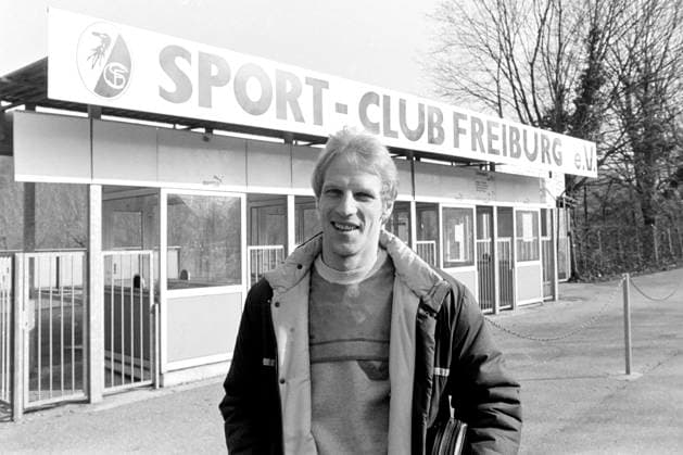 Soccer, Freiburg: Benny Wendt outside the stadium in Freiburg, Germany  Copyright: xBildbyranx