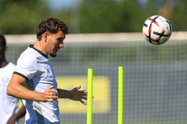 SOCCER - UEFA EL, Sturm vs Rennais GRAZ,AUSTRIA,15.SEP.26 - SOCCER - UEFA Europa League, Sturm Graz vs Stade Rennais FC, preview, training Sturm. Image shows Simon Seidl (Sturm).  GEPAxpictures xMarioxBuehner-Weinrauch