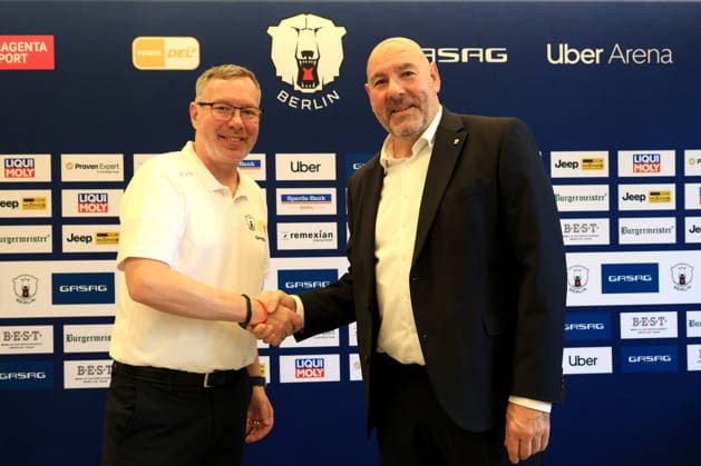 September 15, 2026, GER, DEU, Germany Eisbären General Manager Thomas Bothstede, Head Coach Eric Dubois Eisbären Berlin nordphoto GmbH Engler Berlin GASAG Berlin Germany Copyright: xNordphotox xEnglerx