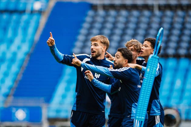 Football, Bundesliga 1, Hamburger SV, Training
