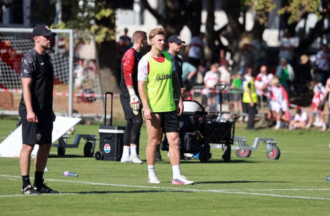 September 26, 2015 VfB Stuttgart Training Germany, Stuttgart, September 15, 2026, Soccer, Bundesliga, 2026–2027 Season, VfB Stuttgart Training Finn Jeltsch