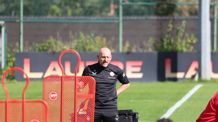 September 15, 2026, xrekx, Soccer, 2. Bundesliga, 1. FC Kaiserslautern Training, from left: Torsten Lieberknecht, Coach of 1. FC Kaiserslautern, Kaiserslautern