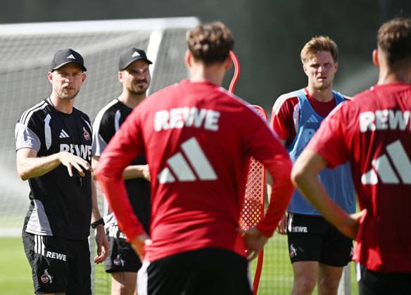 September 15, 2026, xophax, Soccer, Bundesliga 1, 1. FC Köln Training, Coach Rene Wagner, 1. FC Köln, left: DFL, DFB REGULATIONS PROHIBIT ANY USE OF PHOTOGRAPHS AS IMAGE SEQUENCES AND OR QUASI-VIDEO, Köln
