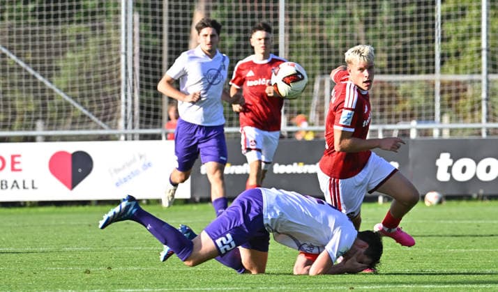 Football, Bavarian Regional League, 1. FC Nürnberg II v TSV Schwaben Augsburg