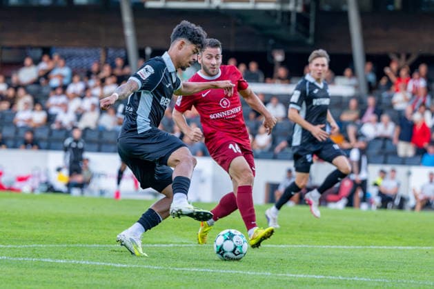 Football, 3rd Division, SG Sonnenhof Großaspach v SC Verl