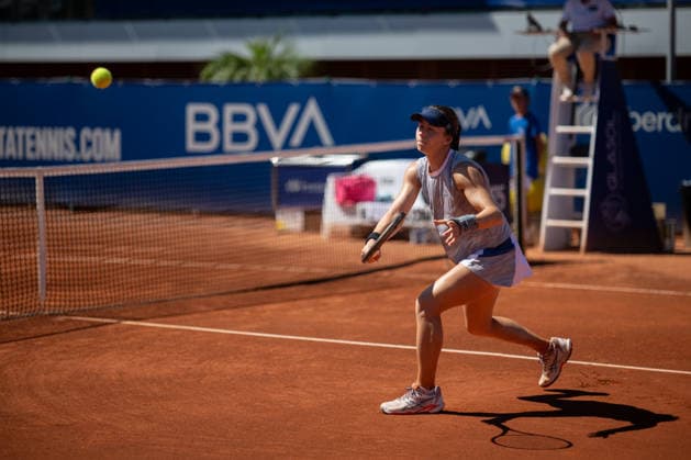 BBVA Open Internacional of Valencia Round of 32 Alicia Herrero Linana from Spain against Lucia Cortez Llorca from Spain in action during the BBVA Open Internacional of Valencia Round of 32 at Sporting Tennis Valencia, (Valencia ) on September 15, 2026. Copyright: xVicentexVidalxFernandezx