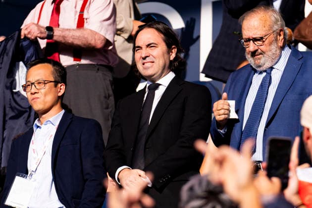 Rayo Vallecano vs. Espanyol, La Liga EA Sports 2026, September 15, 2026, Estadio Butarque, Leganés, Madrid, Spain Martin Presa, President of Rayo Vallecano, during the La Liga EA Sports match between Rayo Vallecano and Espanyol at Estadio Butarque on September 15, 2026, in Leganés, Madrid, Spain Leganés Estadio Butarque Madrid Spain Copyright: xAlejandroxMatiasxAcostax