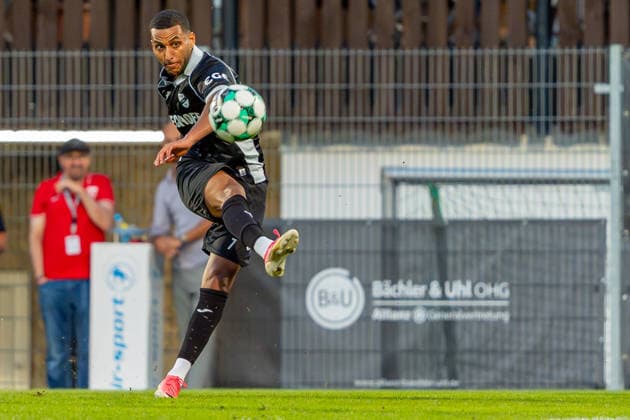 3rd Division: SG Sonnenhof Großaspach vs. Sportclub Verl, September 15, 2026, Aspach, GERMANY September 15, 2026 Amin Farouk Sportclub Verl, 7 shots on goal during the match between SG Sonnenhof Großaspach and Sportclub Verl on Matchday 6 of the 3rd League at the WIRmachenDRUCK Arena Copyright: xBEAUTIFULxSPORTS Steinx