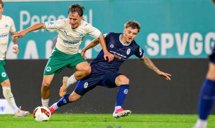 September 15, 2025 Soccer Season 2025–2026 Bavarian Regional League Matchday 09 SpVgg Greuther Fürth Fürth II U23 Kleeblatt TSV 1860 Munich Löwen xwoxzix Olgherto Balliu 40, SpVgg Greuther Fürth II Mark Gevorgyan 24, TSV 1860 Munich
