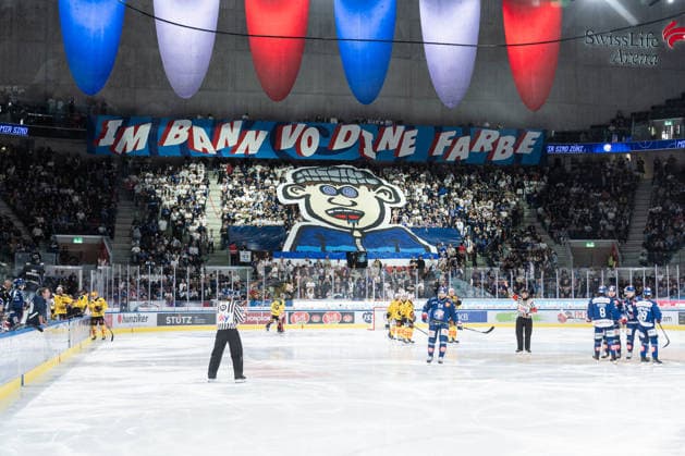 September 15, 2026, Zurich, Swiss Life Arena, National League: ZSC Lions vs. SC Bern, Choreography by ZSC Lions Fans, Zurich Swiss Life Arena, Zurich, Switzerland Copyright: xJustPictures.ch StefanxEmchx jp-de-StEm-DSC0005920260915