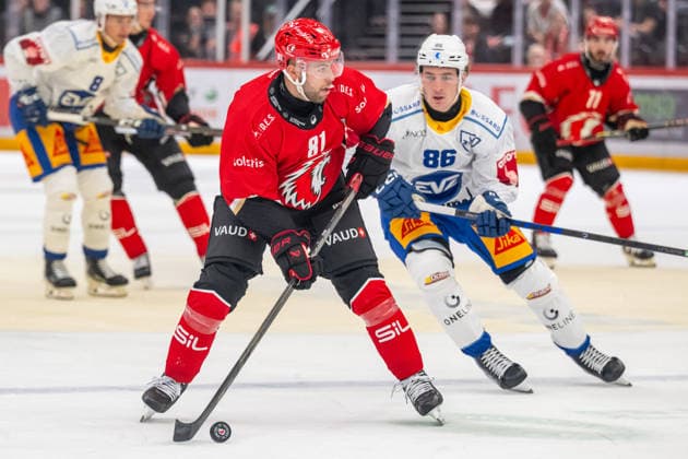 Ice hockey, NL, Lausanne HC v EV Zug