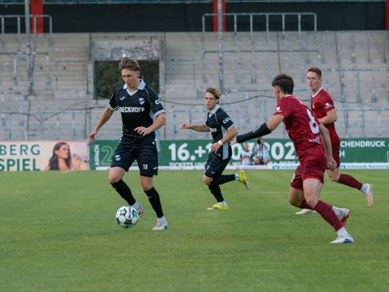 Fabian Wessig, SC Verl, 18 on the ball, GER, Soccer, SG Sonnenhof Grossaspach vs. SC Verl, 3rd Division, Matchday 6, Aspach, 2026–2027 Season, September 15, 2026 GER, Soccer, SG Sonnenhof Grossaspach vs. SC Verl, 3rd League, Matchday 6, 2026–2027 Season, September 15, 2026 Aspach Copyright: xCarstenxSchweringx EP_CSG
