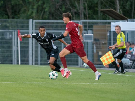 Amin Farouk (SC Verl), 07, Jan Elias Rahn (SG Sonnenhof Grossaspach), 08, in action GER, Soccer, SG Sonnenhof Grossaspach vs. SC Verl, 3rd Division, Matchday 6, Aspach, 2026–2027 season, September 15, 2026 GER, Soccer, SG Sonnenhof Grossaspach vs. SC Verl, 3rd League, Matchday 6, 2026–2027 season, September 15, 2026 Aspach Copyright: xCarstenxSchweringx EP_CSG