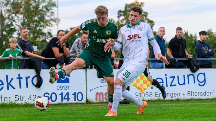 September 15, 2026, Soccer Season 2026–2027, Bavarian Regional League, Matchday 09: SC Eltersdorf vs. VfB Eichstätt, JoTe xjoxtex, Felix Rippert 42 (SC Eltersdorf), Jens Schüler 38 (VfB Eichstätt)