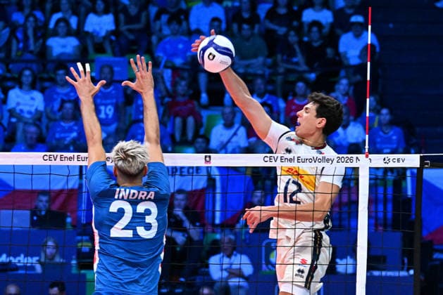 VOLLEYBALL - CEV Eurovolley Men - Italy vs. Czechia Photo by IPA ABACAPRESS.COM88574360 - Mattia BOTTOLO (Italy) Modena Italy  Copyright: xIPAxSport ABACAx