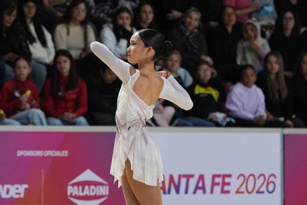 Odesur 2026, Patinaje Artistico. La patinadora chilena Josefa Mondaca gana la medalla de oro en patinaje artistico en los Juegos Suramericanos Odesur 2026. 15 09 2026 Luciano Gonzalez Photosport Odesur 2026, Figure skating, Eiskunstlauf Chilean Josefa Mondaca won the gold medal in figure skating at the 2026 Odesur South American Games. 15 09 2026 Luciano Gonzalez Photosport Josefa Mondaca gana medalla de oro en Patinaje artistico en los Juegos Odesur 2026 