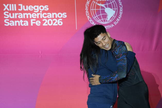 Odesur 2026, Patinaje Artistico. El patinador chileno Abel Latallada gana la medalla de oro en patinaje artistico en los Juegos Suramericanos Odesur 2026. 15 09 2026 Luciano Gonzalez Unar Photosport Odesur 2026, Figure skating, Eiskunstlauf Chilean Abel Latallada won the gold medal in figure skating at the 2026 Odesur South American Games. 15 09 2026 Luciano Gonzalez Unar Photosport Abel Latallada gana medalla de oro en Patinaje artistico en los Juegos Odesur 2026 