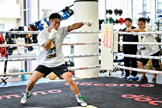 Takuma Inoue, WBC bantamweight champion of Japan during a public workout in Yokohama, Kanagawa, Japan on September 15, 2026. Noxthirdxpartyxsales  aflo_348145797 HIROAKIxFINITOxYAMAGUCHIx