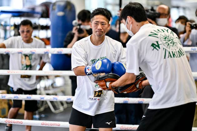 Boxing, Takuma Inoue – public training session in Yokohama