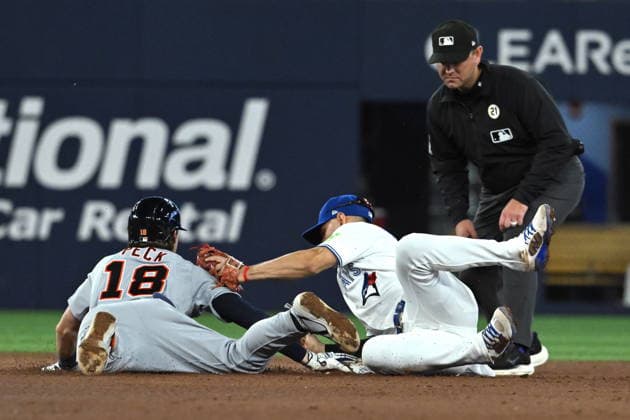 Baseball, MLB, Toronto Blue Jays v Detroit Tigers