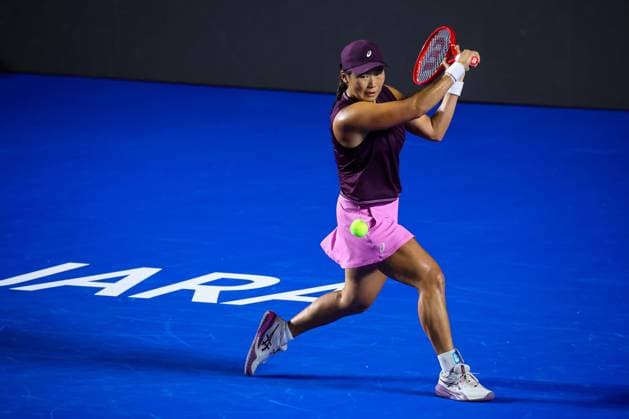 WTA GUADALAJARA OPEN 2026 WTA GUADALAJARA OPEN 2026 SLOANE STEPHENS VS JANICE TJEN 09 15 2026 GUADALAJARA, JALISCO Action photo of Janice Tjen of Indonesia during a match at the 2026 WTA Guadalajara Open, held at the Centro Panamericano de Tenis in Guadalajara, Jalisco, Mexico Action photo of Janice Tjen of Indonesia, during a match at the 2026 WTA Guadalajara Open held at the Centro Panamericano de Tenis in Guadalajara, Jalisco, Mexico PHOTO BY IMAGENSHOP PHOTO AGENCY GUADALAJARA, JALISCO, MEXICO Copyright: xIMAGENSHOPxAGENCIAxFOTOGRAFICAx