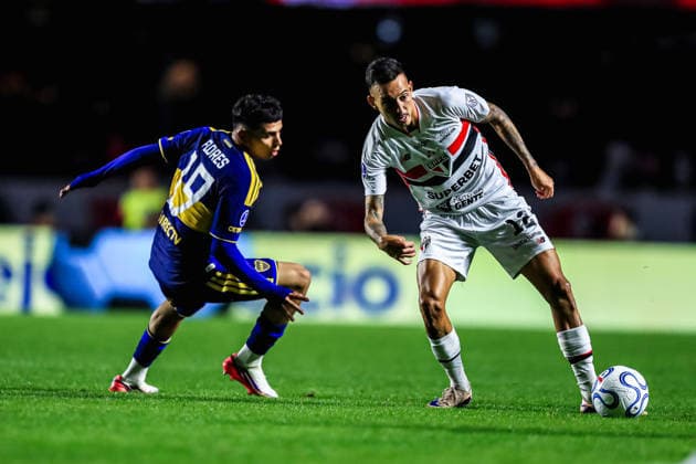 Sao Paulo and Boca Junior at Morumbis Stadium in Sao Paulo (SP), Brazil, on Tuesday, September 15, 2026. September 15, 2026, Sao Paulo, Sao Paulo, Brazil: SoO PAULO (SP), BRAZIL SEPTEMBER 15: Sao Paulo player Iago during the match between Sao Paulo and Boca Juniors, part of the 2026 Copa Sudamericana, at Morumbis Stadium in Sao Paulo (SP), Brazil, on Tuesday, September 15, 2026., Credit:Marco Miatelo Avalon Copyright: xMarcoxMiatelox xAvalonx 1135151228