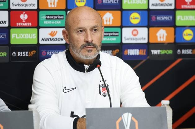 Football, Europa League, Beşiktaş Istanbul press conference
