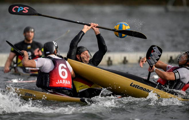Canoe polo, World Championships, Germany v Japan