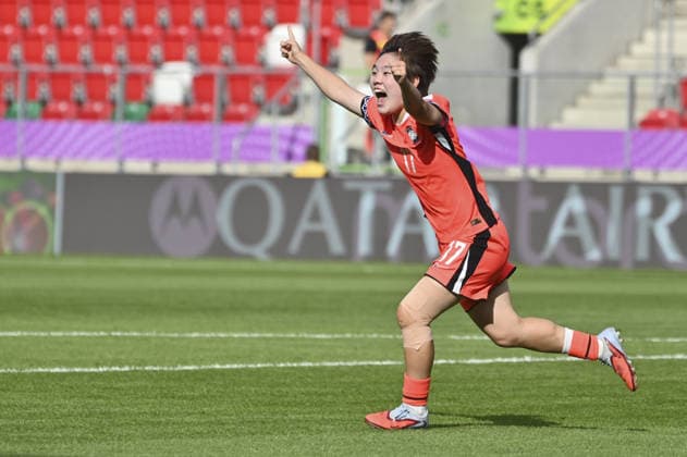 IPA88598257 - Yeju Beom (KOR) celebrating after scoring a goal during the Round of 16 match of the FIFA U-20 Women s World Cup between Argentina and the Republic of Korea, held in Sosnowiec, Poland, on September 16, 2026  Copyright: xMichalxDubiel IPAxSportx xx IPA88598257