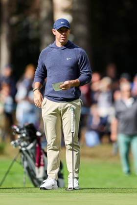 RECORD DATE NOT STATED 16th September 2026; Wentworth Golf Club, Virginia Water, Surrey, England; DP World Tour Golf, BMW PGA, Golf Herren Championship, Pro Am; Rory McIlroy of Northern Ireland looks on at the 15th hole HenningxVonxJagow
