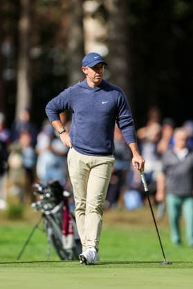 RECORD DATE NOT STATED 16th September 2026; Wentworth Golf Club, Virginia Water, Surrey, England; DP World Tour Golf, BMW PGA, Golf Herren Championship, Pro Am; Rory McIlroy of Northern Ireland looks on at the 15th hole HenningxVonxJagow
