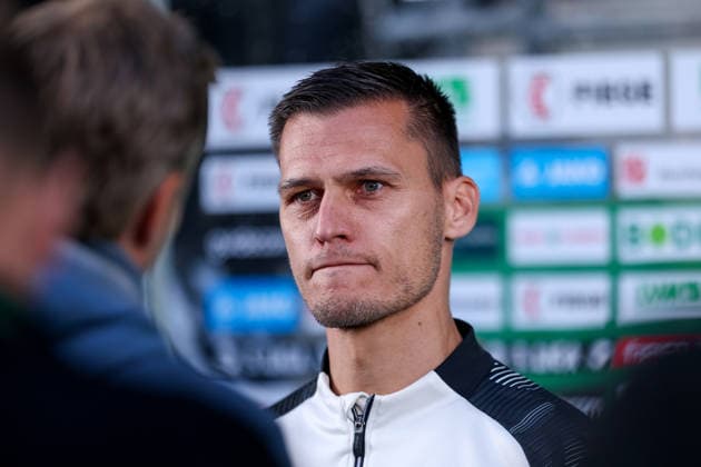 September 16, 2026, xkwix, soccer, 3rd Division, Preußen Münster vs. 1. FC Saarbrücken, Preußenstadion, Matchday 6, 2026–2027 Season: Thomas Woerle, Preußen Münster coach, during an interview. DFB regulations prohibit any use of photographs as image sequences and or quasi-video. Photo: xKamilxWilkowskixPressefotoKochx, North Rhine-Westphalia, Germany