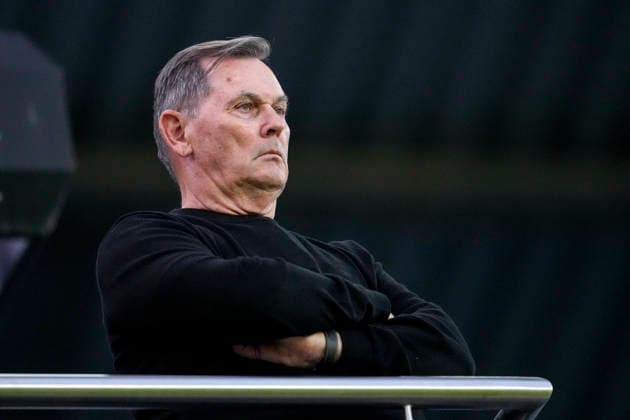 Bernd Beetz, President of SV Waldhof, in the crowd, in the stands, among the spectators, watching the game; single frame, single photo, action, September 16, 2026, Mannheim, Germany, soccer, 3. Liga, SV Waldhof Mannheim vs. Rot-Weiss Essen, DFB and DFL regulations prohibit any use of photographs as image sequences and or quasi-video xozx